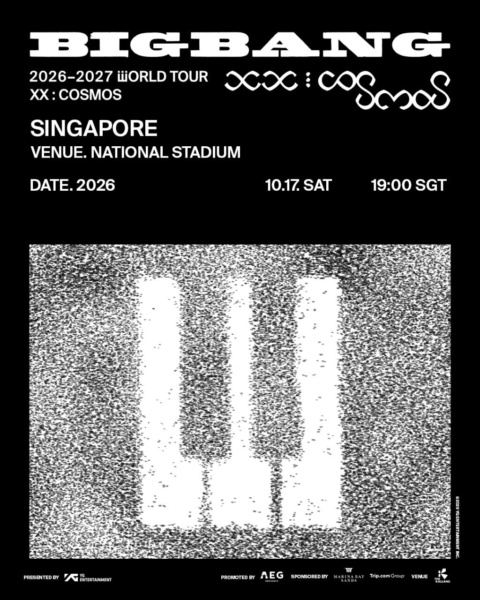 BIGBANG 2026-2027 WORLD TOUR < XX : COSMOS > IN SINGAPORE 